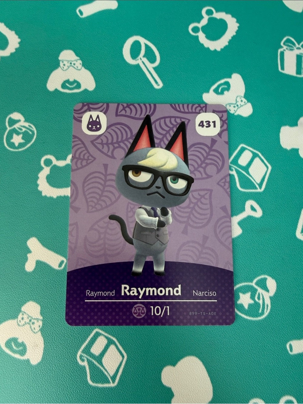 Animal Crossing Raymond Amiibo Card #431